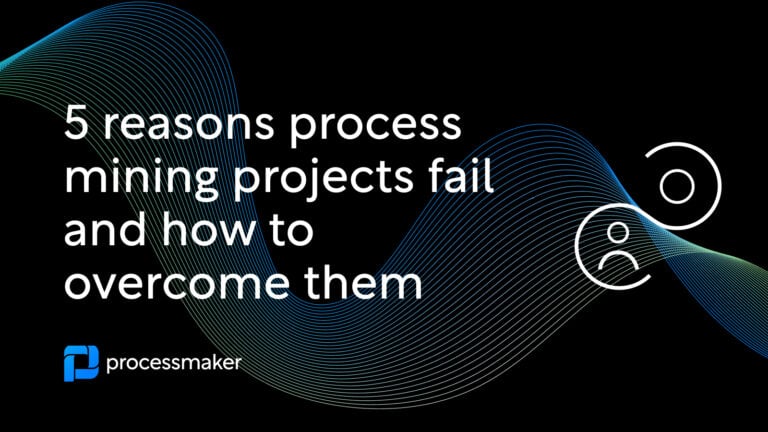 Reasons process mining projects fail