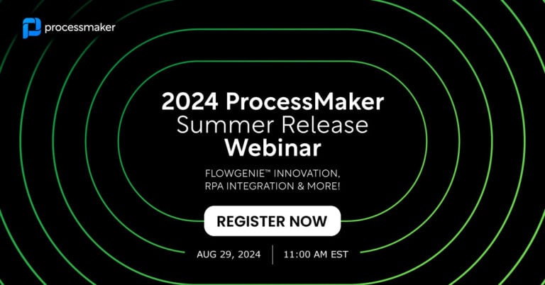 Webinar sobre la versión de verano 2024 de ProcessMaker