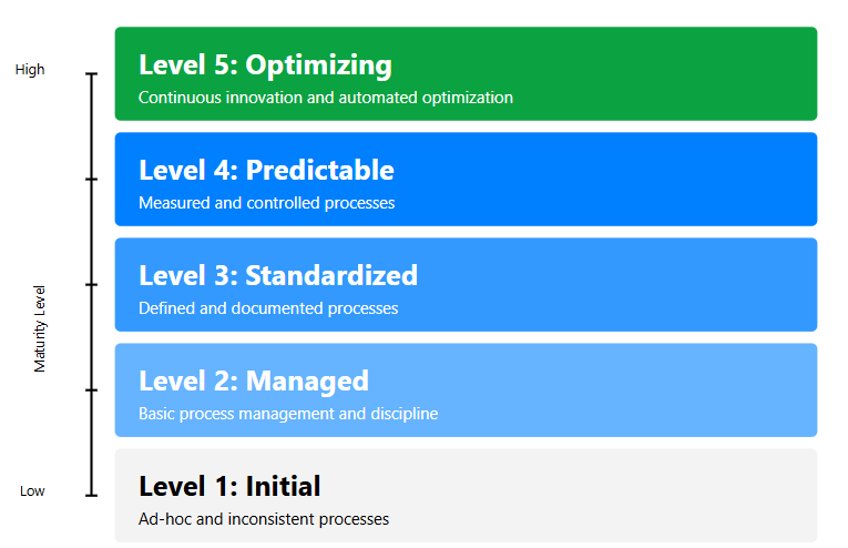 Process maturity levels