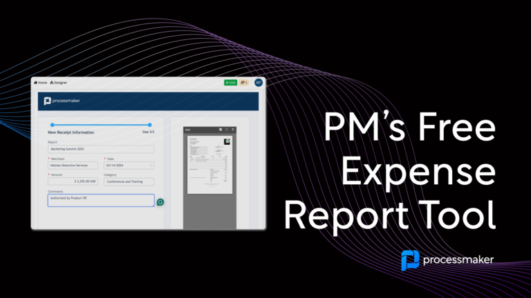 ProcessMaker's free expense report tool